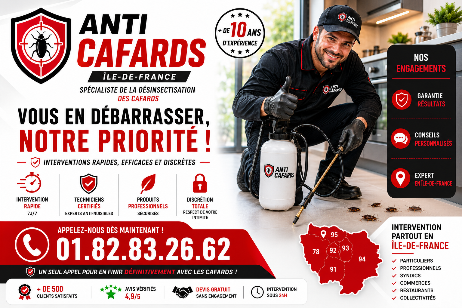 Cafards Saint Denis